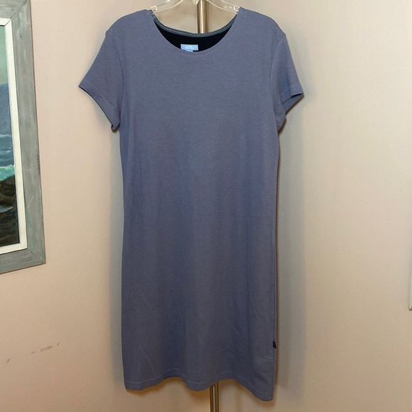 Toad&Co Dresses & Skirts - Horny Toad Women's Gray Super Soft Stretchy Short Sleeve Crewneck T-Shirt Dress